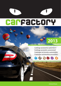 Catálogo accesorios automóvil / Catálogo accesório automóvel