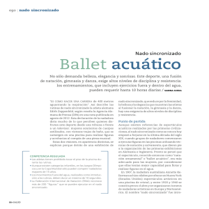 Nado Sincronizado: Ballet acuático