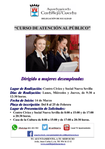 Dirigido a mujeres desempleadas - Ayuntamiento de Castilleja de la