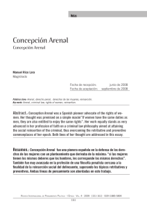 Concepción Arenal - Revista Internacional de Pensamiento Político