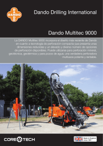 Dando Drilling International Dando Multitec 9000