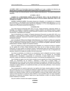 Acuerdo A/080/12 - Procuraduría General de la República