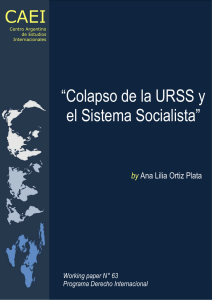 Colapso de la URSS y el sistema socialista
