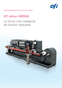 La forma más inteligente de producir etiquetas EFI Jetrion 4900ML