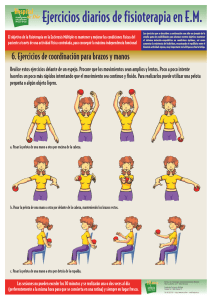 6. Ejercicios de coordinación para brazos y manos