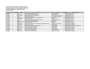 Dirección de Talento Humano - Oficina de Personal Proceso de