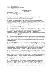 Fi22-3 Física Estadística Clase Auxiliar 03 Profesor: Patricio Martens