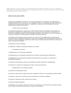 Resolución de 13 de Junio de 2007 de la CNMV