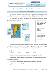 Secuencia didáctica para 5° grado “Números naturales” Actividad 1