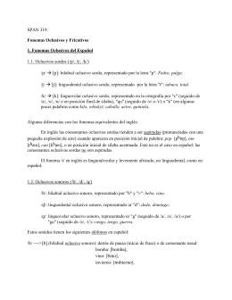 Consonante Velar Fricativa Sorda