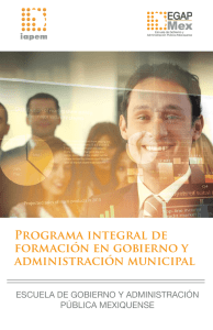 Programa integral de formación en gobierno y administración