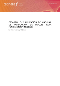 DESARROLLO Y APLICACIÓN DE MÁQUINA DE FABRICACIÓN