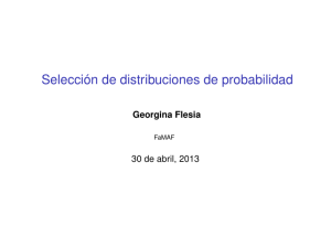 Selección de distribuciones de probabilidad