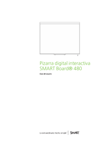 Pizarra digital interactiva SMART Board® 480 guía del