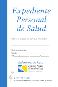Expediente Personal de Salud - The Care Transitions Program