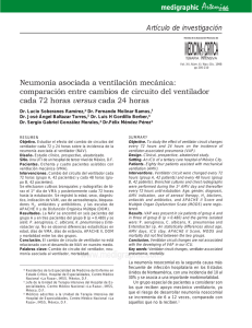 Neumonía asociada a ventilación mecánica