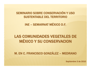 las comunidades vegetales de émxico y su conservacion méxico y