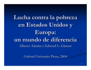 Lucha contra la pobreza en Estados Unidos y Europa