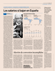 Los salarios sí bajan en España. Análisis por Calixto Rivero