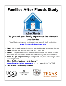 Families After Floods Study