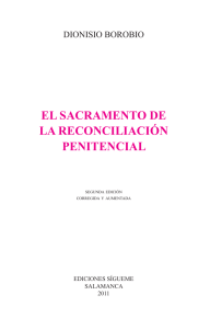 el sacramento de la reconciliación penitencial