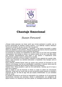 CHANTAJE EMOCIONAL - Esoterismo Tarot y Vision Espiritual