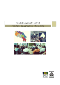 Plan Estratégico MAG 2015-2018 - Ministerio de Agricultura y