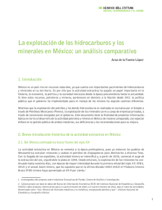 La explotación de los hidrocarburos y los minerales en México: un