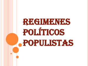 regimenes políticos populistas