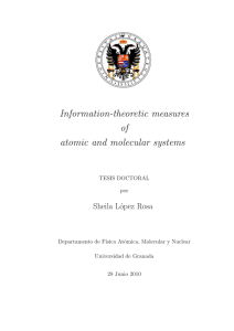 Information-theoretic measures of atomic and molecular systems