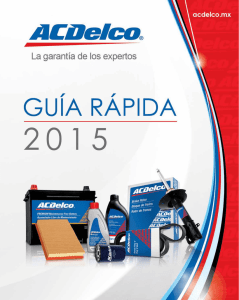 Guía Rápida ACDelco