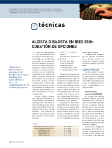 Alcista o bajista en IBEX 35