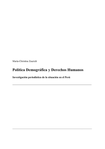 Política Demográfica y Derechos Humanos Investigación