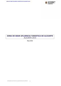 zona de gran afluencia turistica de alicante alicante 2015