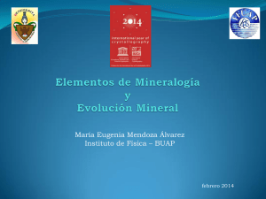 Elementos de Mineralogía y Evolución Mineral