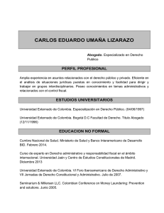 CARLOS EDUARDO UMAÑA LIZARAZO