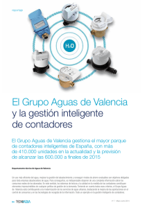 El Grupo Aguas de Valencia y la gestión inteligente de