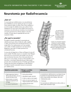 Neurotomía por Radiofrecuencia