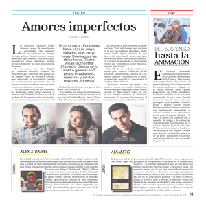 amores imperfectos - La gaceta de la Universidad de Guadalajara