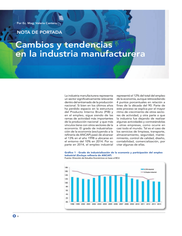 Cambios Y Tendencias En La Industria Manufacturera