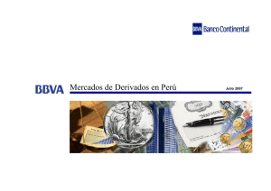 BBVA - Mercados de derivados en Perú