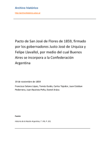 Pacto de San José de Flores de 1859, firmado por