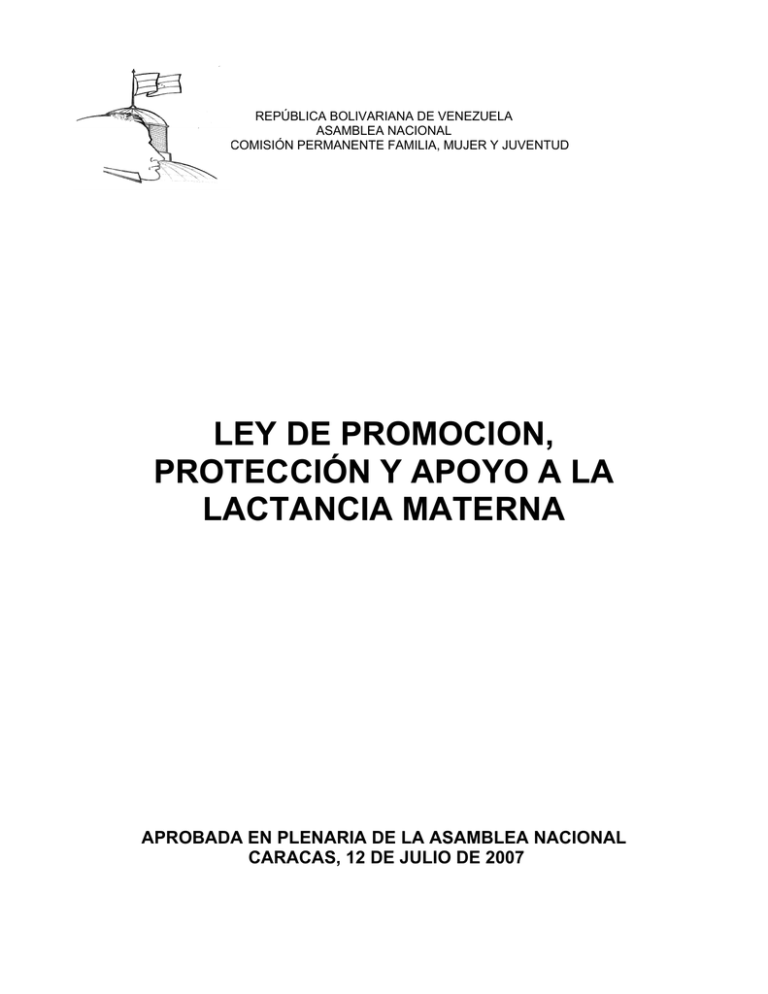 Ley De Promoci N Protecci N Y Apoyo A La Lactancia Materna