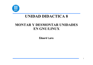 Montar y desmontar unidades en Linux