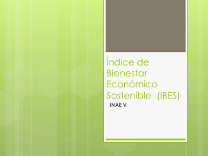 Índice de Bienestar Económico Sostenible (IBES)