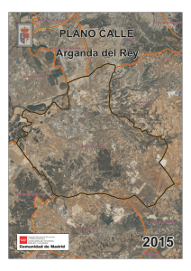 PLANO CALLE Arganda del Rey