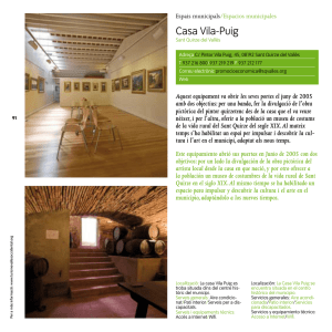 Casa Vila-Puig - Consorci de Turisme del Vallès Occidental