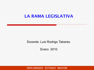 la rama legislativa - Rodrigo Tabares Pérez