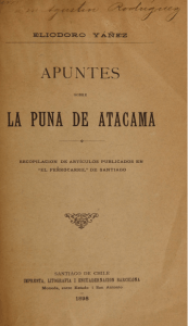 LA PUNA DE ATACAMA - Biblioteca del Congreso Nacional de Chile