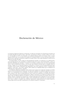 Declaración de México
